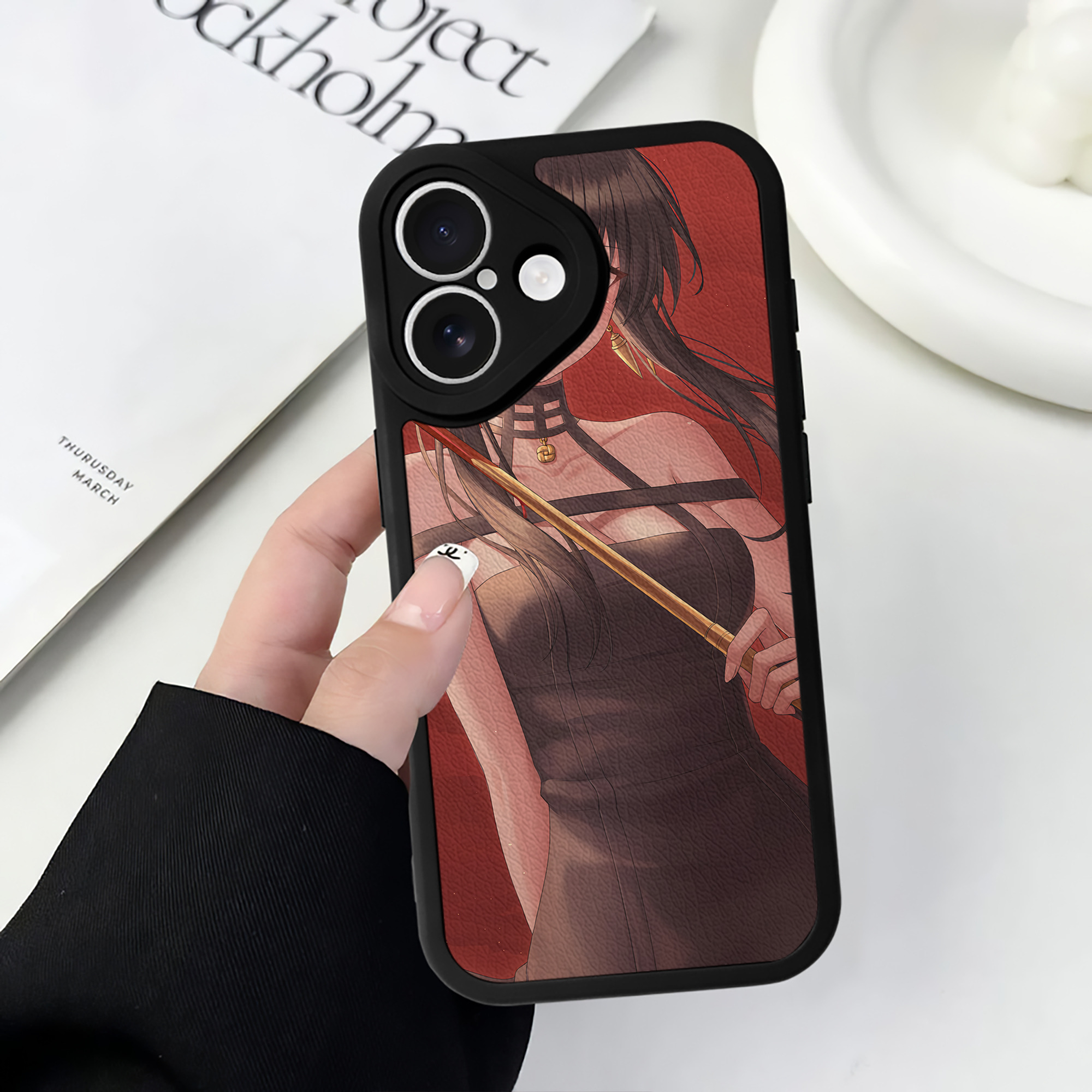 （画像用） SPY×FAMILY间谍家家酒 【iPhone 16シリーズ対応】シリコンスマホケース（レザー調） 材質：シリコン